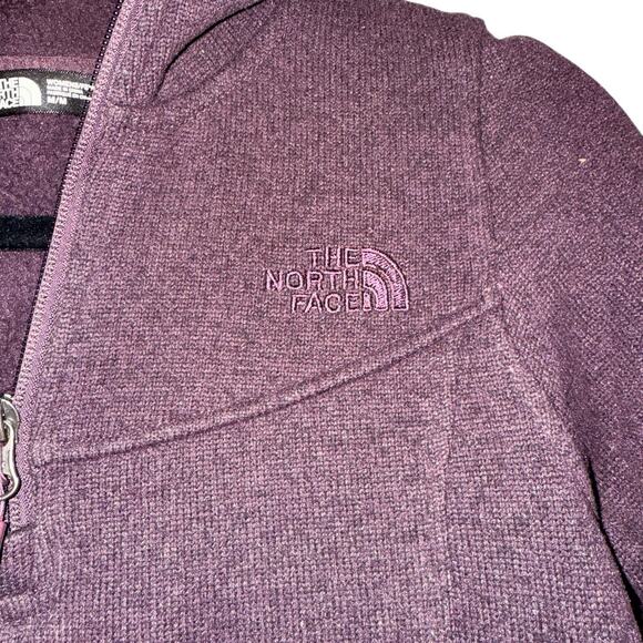 The North Face Sz‎ M 1.4 Zip Pullover Fleece Lined Coze Outdoor Cabincore - Picture 4 of 9